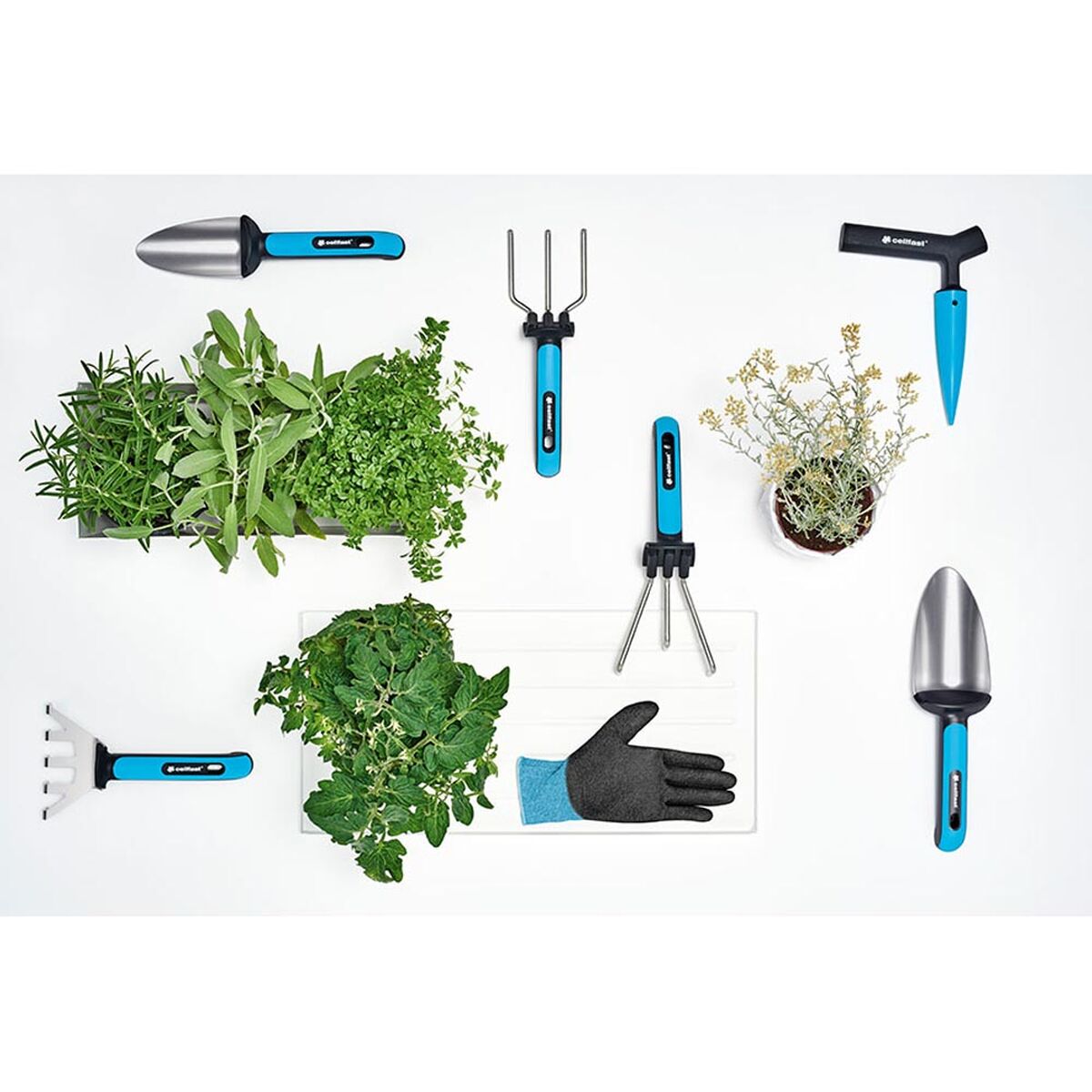 Garden tool kit Cellfast Energo Stainless steel 6 Pieces-2