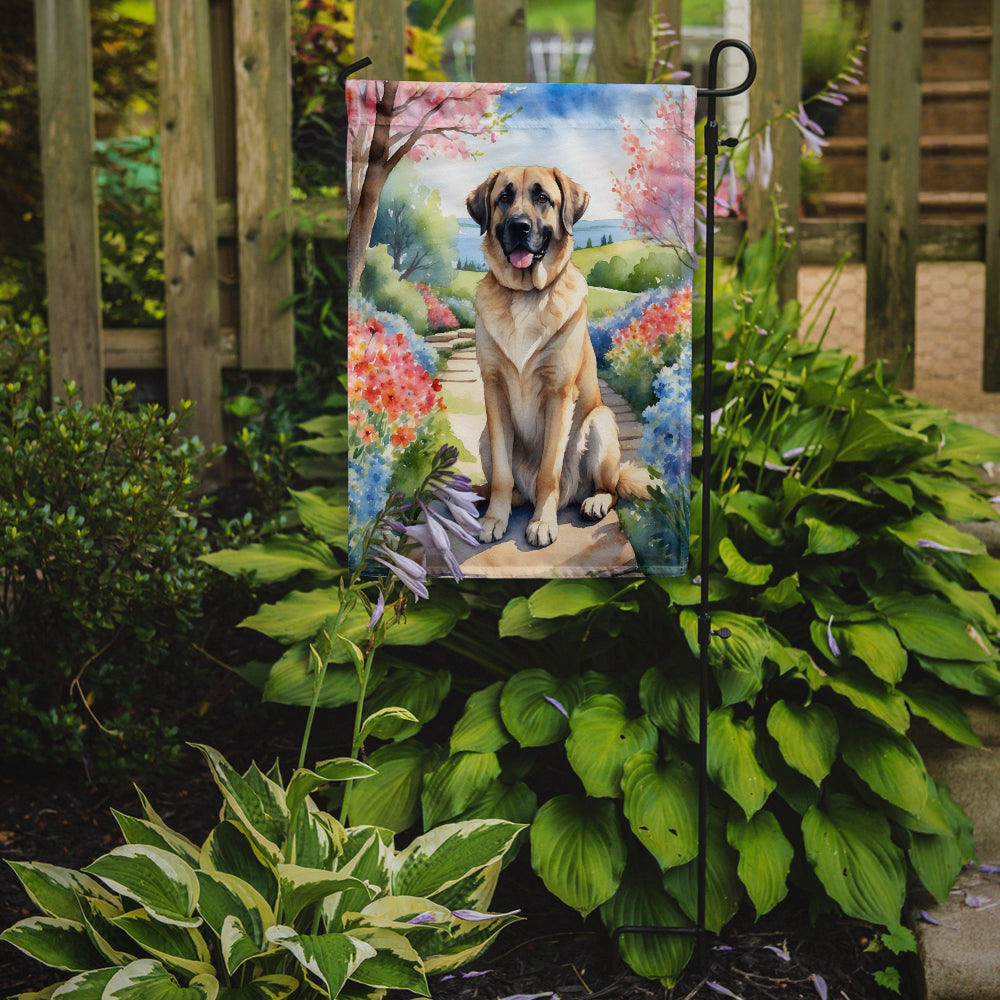 Anatolian Shepherd Spring Garden Garden Flag-1