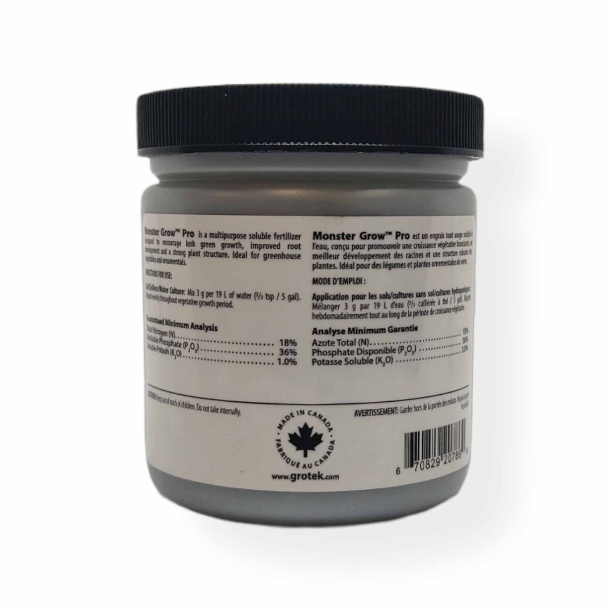 Monster Grow Pro Hydroponic Fertiliser 130g Grotek Fertilizer Growth Optimizer-2