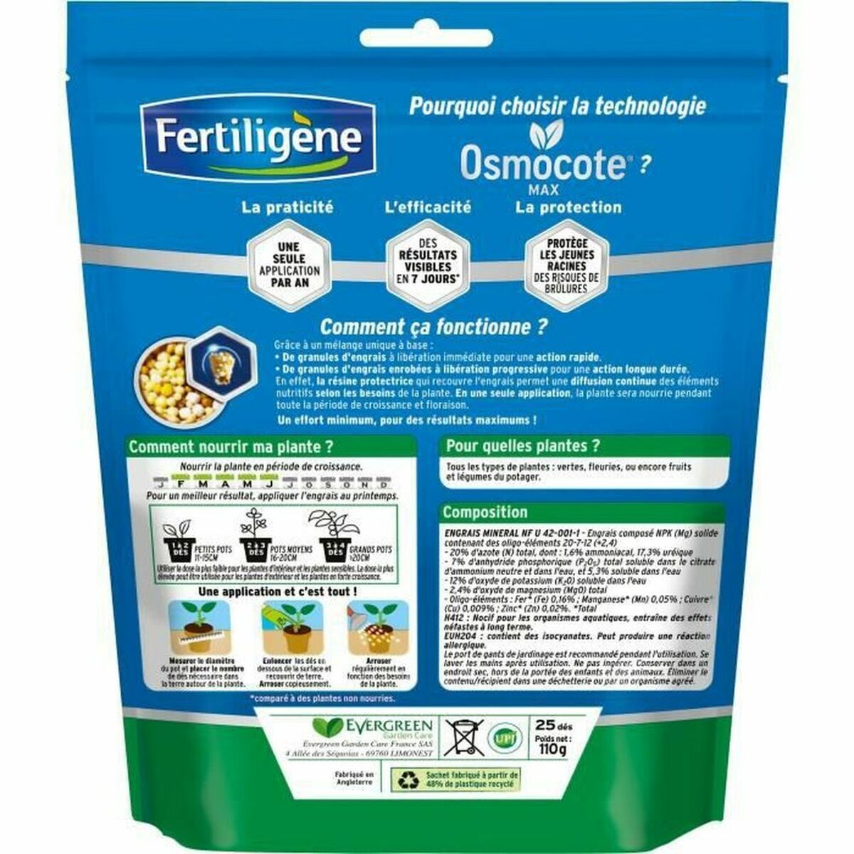 Plant fertiliser Fertiligène-1