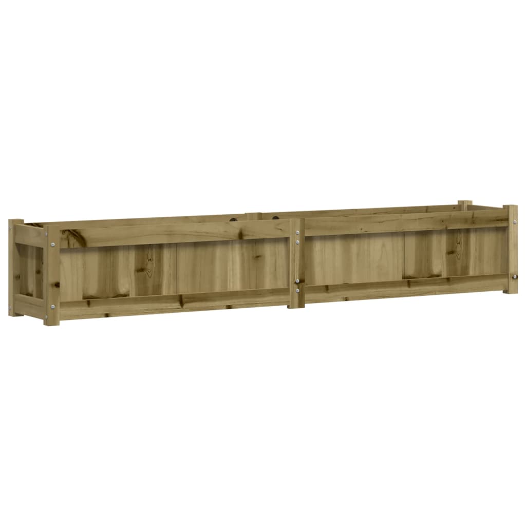 vidaXL Garden Planters Decorative Outdoor Plant Pot Flower Box Solid Wood Pine-2