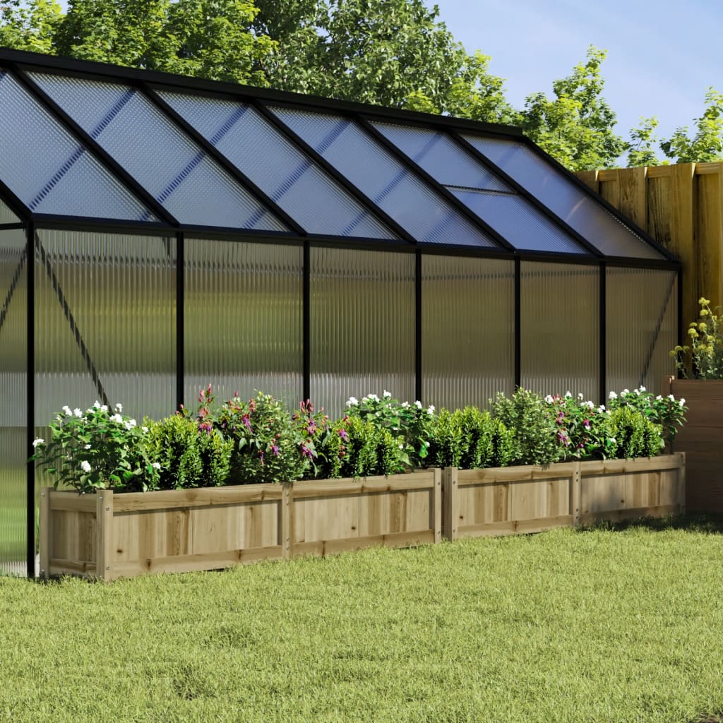 vidaXL Garden Planters Decorative Outdoor Plant Pot Flower Box Solid Wood Pine-8